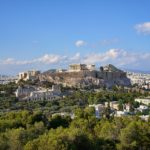 The acropolis of athens on june 1, 2021