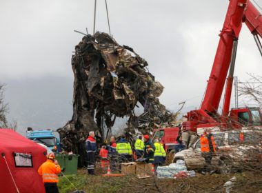 Tempi,valley,,greece, ,march,1,,2023:,a,tragic,accident