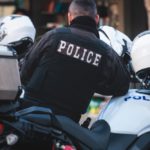 Hellenic,police,,greek,police,squad,on,duty,riding,bike,and