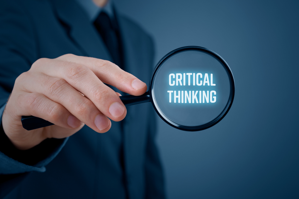 Critical,thinking,concept ,businessman,is,focused,on,critical,thinking