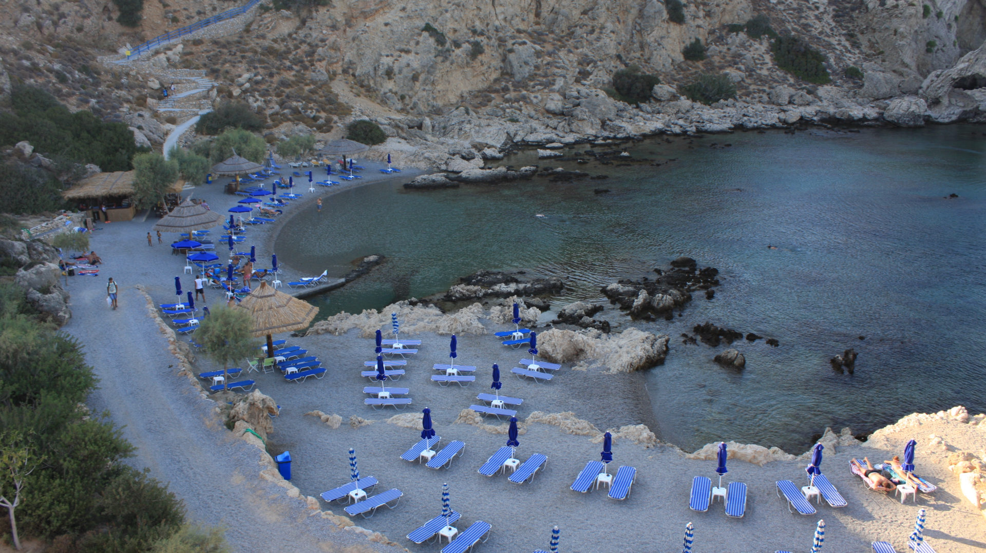 Grand,blue,beach,in,stegna,on,rhodes,island,in,greece