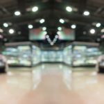 Supermarket,grocery,store,interior,aisle,abstract,blurred,background