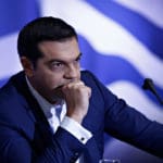 Greek,prime,minister,alexis,tsipras,gives,press,conference,of,81st