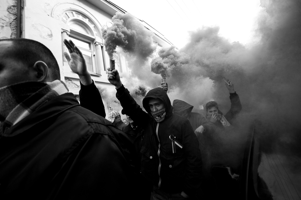 Vilnius/lithuania,december,12,,2013,protests,against,neo,nazis,and,right