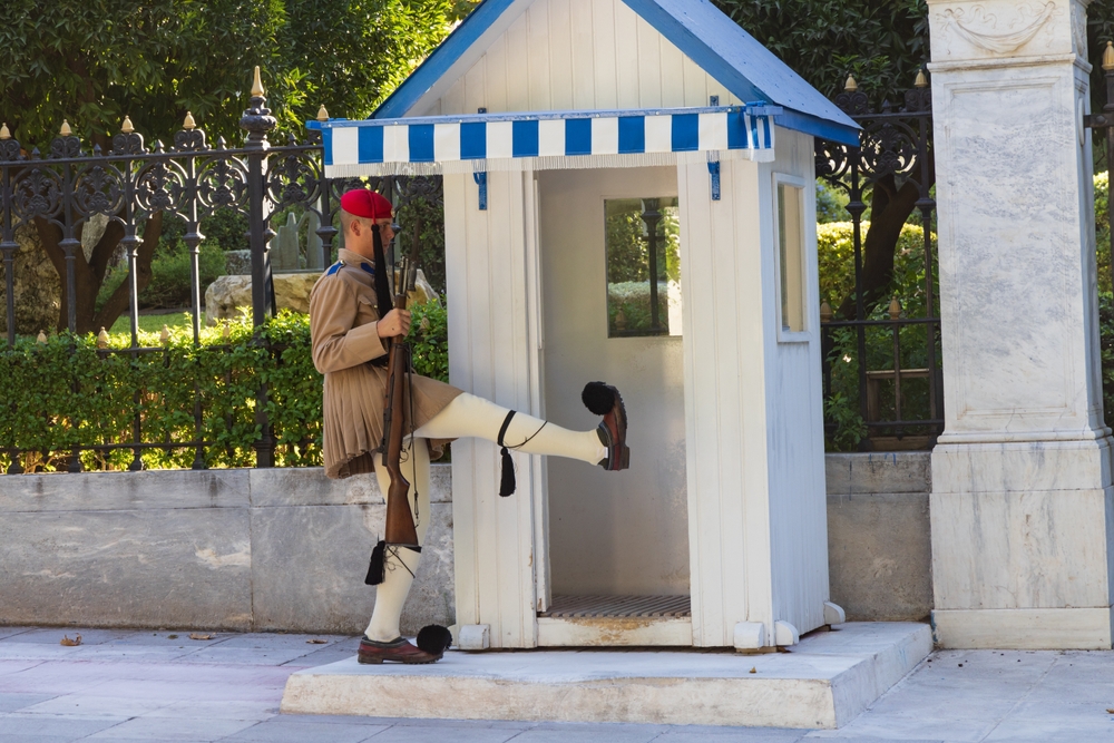 Athens,,greece, ,september,25,,2021:,guards,at,the,presidential