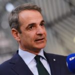 Greece's,prime,minister,kyriakos,mitsotakis,gives,a,presser,during,the