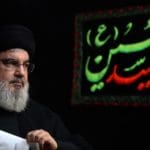 Beirut,city lebanon,5 8 2023:,hezbollah,leader,sayyed,hassan,nasrallah,and,the