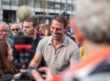 Athens,,greece ,november,20,2023:,stefanos,kasselakis,,leader,of,syriza