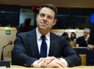 Stefanos,kasselakis,,syriza,leader,during,an,event,in,european,parliament