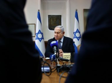 Israeli,prime,minister,benjamin,netanyahu,chairs,the,weekly,cabinet,meeting