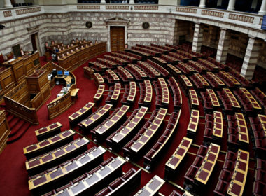 The,plenary,room,of,greek,parliament,in,athens,,greece,on