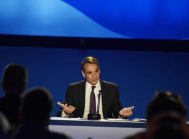 Thessaloniki,,greece, ,september,16,,2018 ,kyriakos,mitsotakis,leader,of