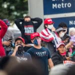 Bethesda,,maryland,/,usa, ,october,5,,2020:,trump,supporters