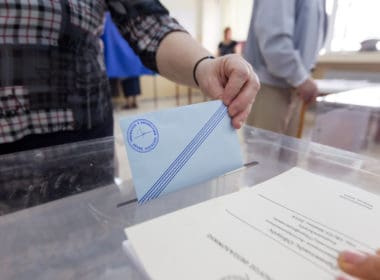 Thessaloniki,,greece,,may,25,,2014:,highlights,during,the,municipal,,european