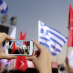 Thessaloniki,,greece, ,may,21,,2014:,phone,recording,alexis,tsipras