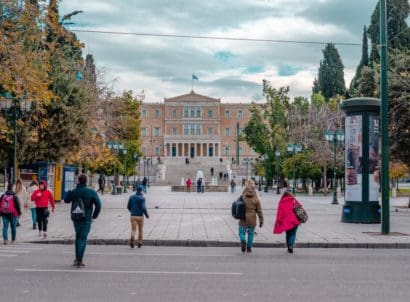 Athens,,greece, ,february,13,2022:,view,of,syntagma,square,