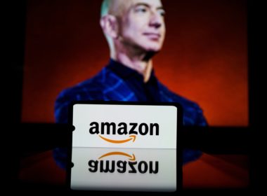 Kaunas,,lithuania, ,2022,april,24:,amazon,logo,on,screen