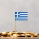 The,flag,of,greece,with,coins