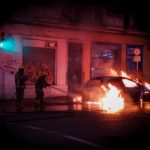 Montevideo,,uruguay;,july,31,2024:,firefighters,putting,out,a,burning