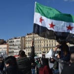 Marseille,,france, ,march,03,,2018,:,protesters,wave,syrian