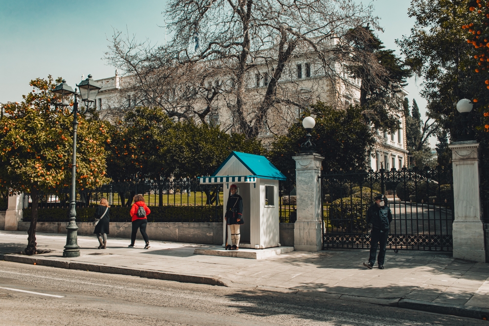Athens,,greece, ,2022:,entry,of,the,presidential,palace,or