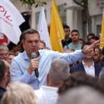 Speech,of,politician,alexis,tsipras,leader,of,syriza,party,during