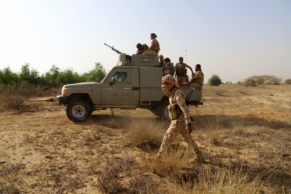 Hajjah,,yemen,,march,12,,2021:,violent,battles,between,government