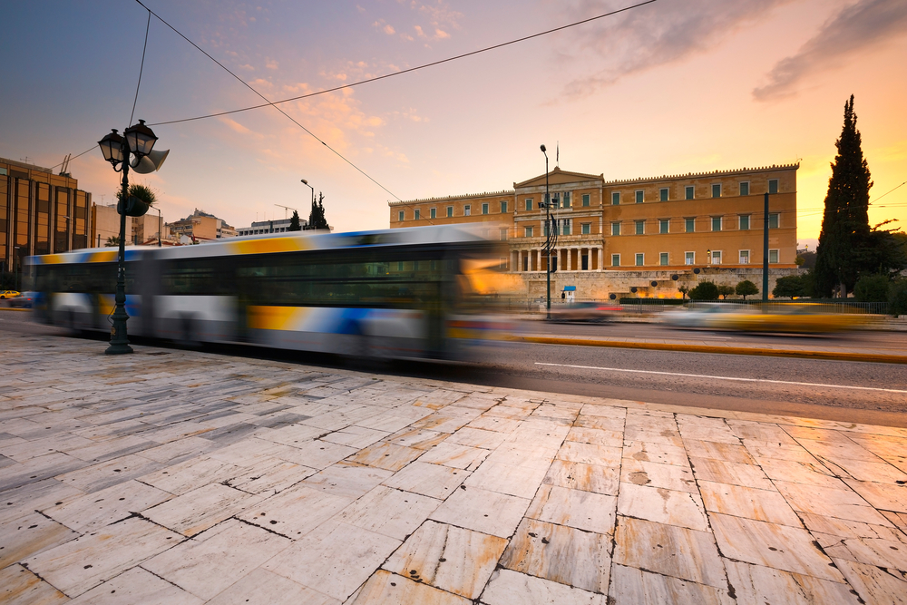 Building,of,greek,parliament,in,syntagma,square,,athens