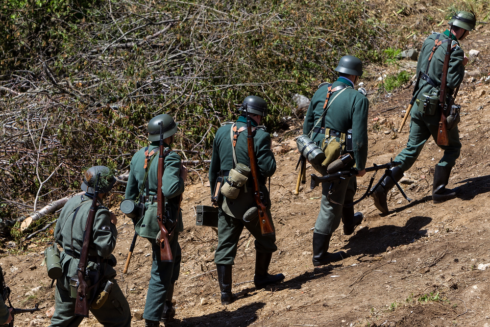 Serres,,greece, ,may,,15,2016:,reenactment,of,the,roupel