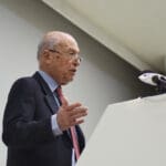 Thessaloniki,,greece, ,march,18,,2019 ,costas,simitis,during,a