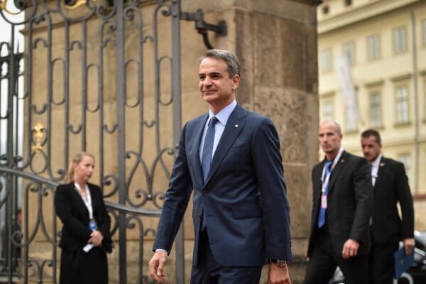 Prague,,czech,republic, ,october,7,,2022:,greece,prime,minister