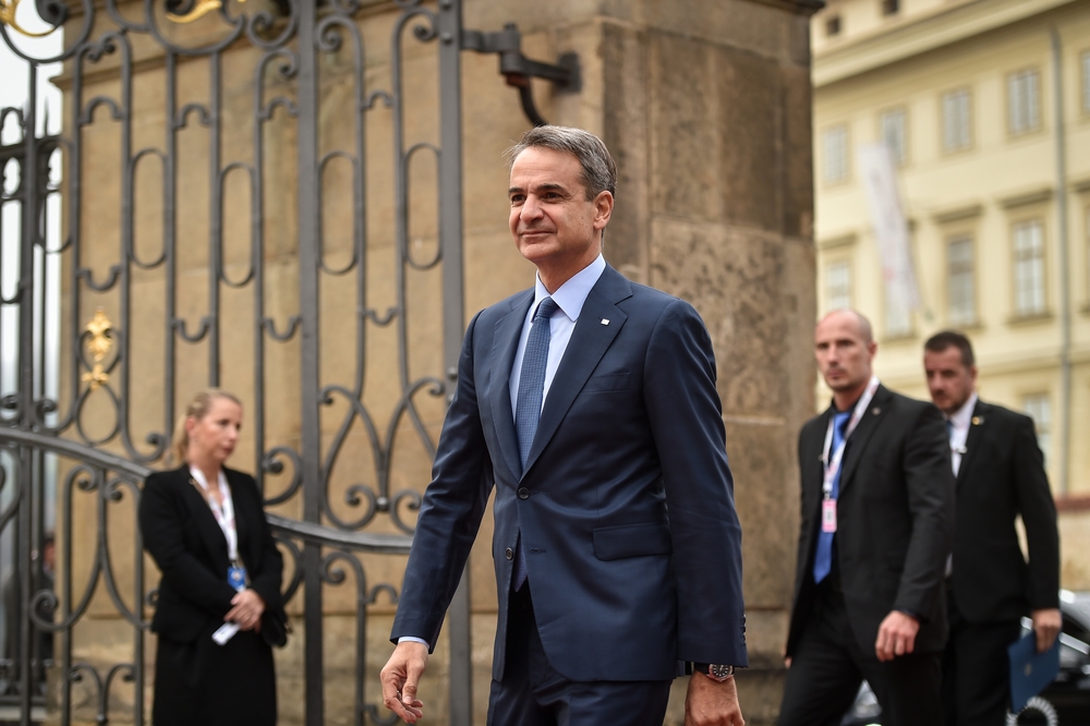 Prague,,czech,republic, ,october,7,,2022:,greece,prime,minister