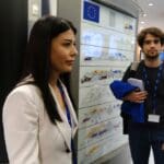 Member,of,the,eu,parliament,afroditi,latinopoulou,attends,a,press