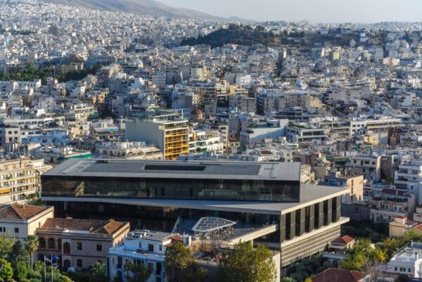 Athens,,greece,,31,oct,2024,,acropolis,museum,seen,from,the