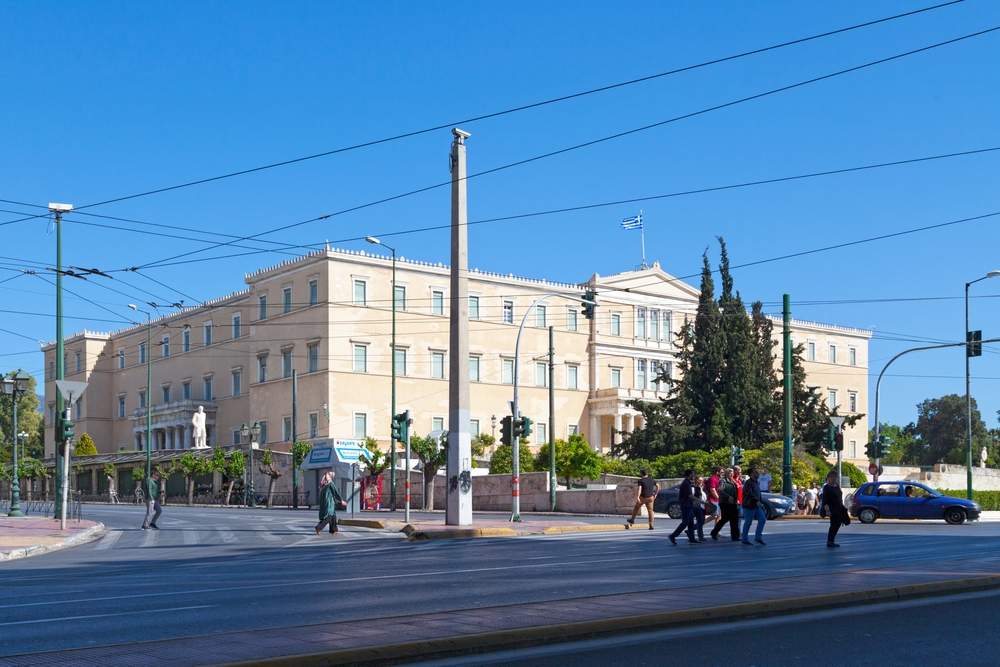 Athens,,greece, ,april,29,2019:,the,hellenic,parliament,is