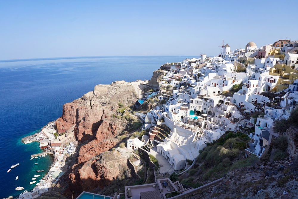 Santorini,,greece, ,july,22,,2023:,the,greek,island,in
