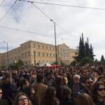 Athens,,greece, ,january,26,,2025:,large,demonstration,about,tempi