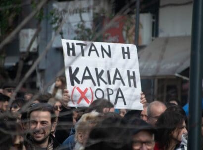Thessaloniki giannitsa,,greece 02 28 2025:,two,years,after,the,tempi,train,tragedy,which