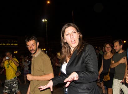 Athens,,greece, ,july,5th,,2015:,zoe,konstantopoulou,,president,of