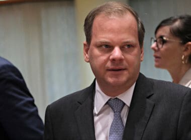 Brussels,,belgium ,20th,september,2019 ,greek,minister,of,infrastructure,and