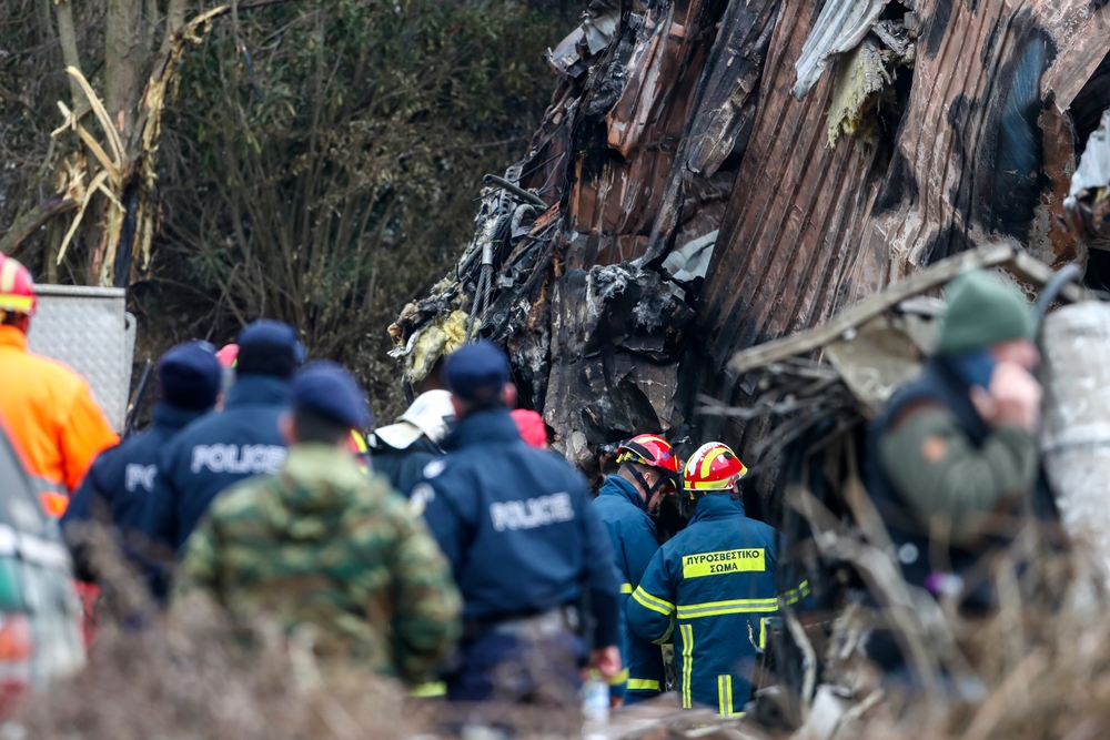 Tempi,valley,,greece, ,march,1,,2023:,a,tragic,accident