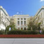 Athens,,greece march,11,2022 photo,shows,the,façade,of,athens,university,of