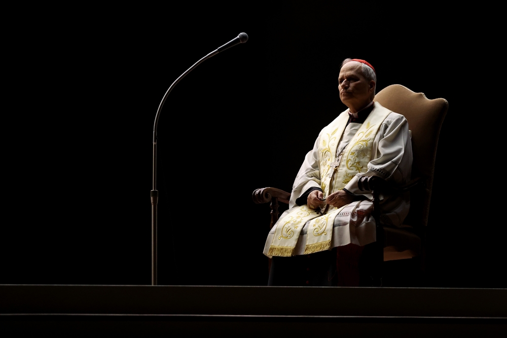 Vatican,city,,italy,03 03 2025:cardinal,robert,prevost,,in,front,of,the