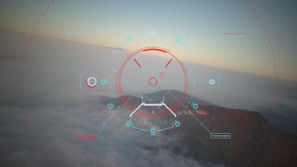 Unmanned,combat,aerial,vehicle,drone,cockpit,perspective,flight,in,sea