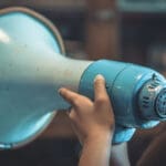 Speaking,on,megaphone