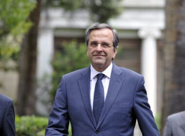 Athens,greece,may,29,,2014 ,greek,prime,minister,antonis,samaras