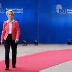 European,commission,president,ursula,von,der,leyen,arrives,for,a