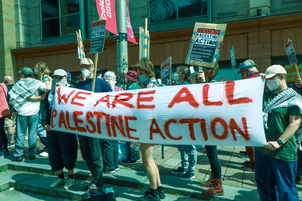 28th,of,june,,2025,glasgow,,uk,protesters,gather,at,buchanan