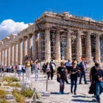 Athens,,attica,/,greece, ,2018/04/02:,panoramic,view,of,parthenon