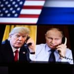 Us,president,donald,trump,and,russian,president,vladimir,putin,appear